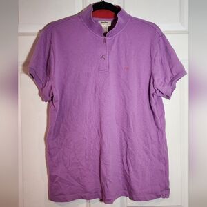 Neiman Marcus Purple Cotton Blend Men's Polo Shirt XL